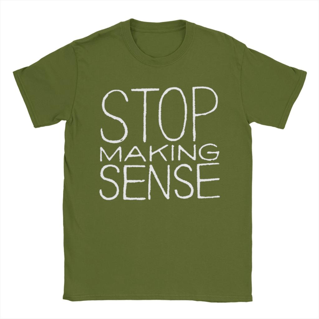 Stop Making Sense T Shirts Unisexs Cotton Vintage TShirts Round Neck Tees Short Sleeve Clothes Birthday Gift
