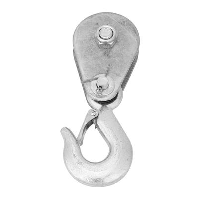1Pcs High Strength Steel Single Wheel Lifting Rope Pulley Block(1 Ton)
