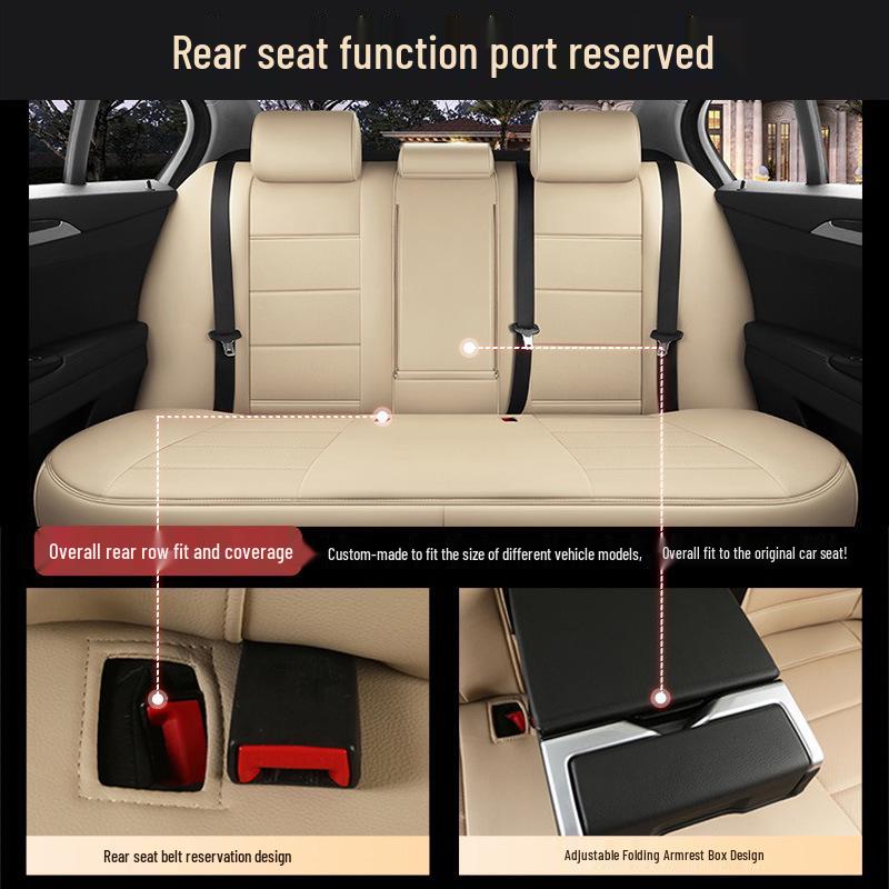 Custom-Made, All-Season, Thicker Car Seat Covers for New and Old Models, Full-Coverage
