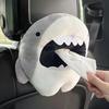 Cartoon Plush Car Tissue Box for Armrest: Cute Hanging Paper Dispenser and Interior Decoration
