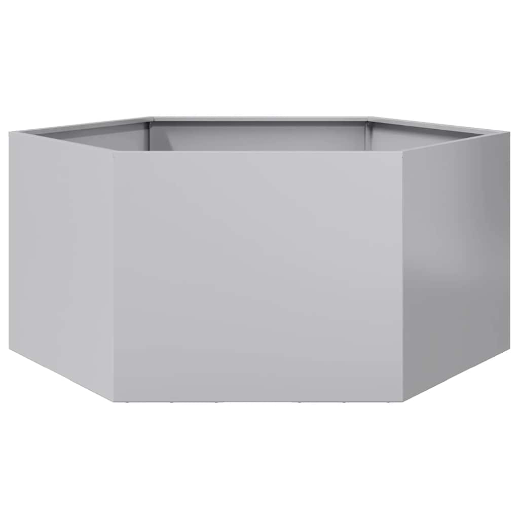 Hexagonal Planter 104x90x45 cm Galvanized Steel