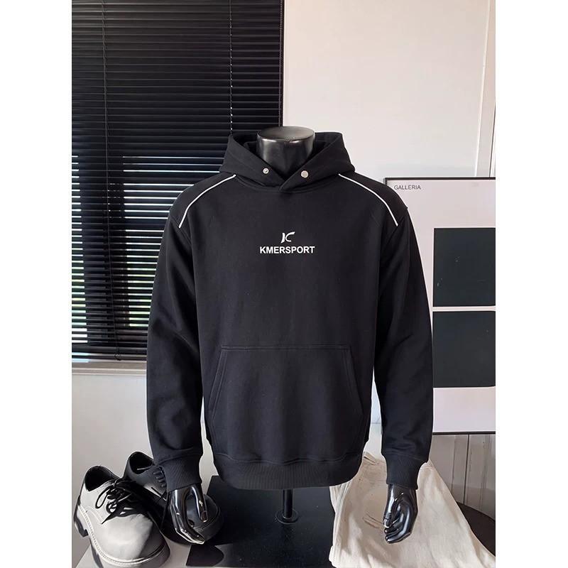 Boys Hooded Sweatshirt Teen Casual Loose Fit Pullover School Daily Wear 2026