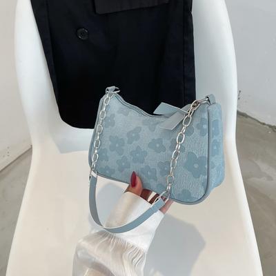 Fashion Felt Shoulder Bags for Women Small Casual Underarm Bag Female Handbag