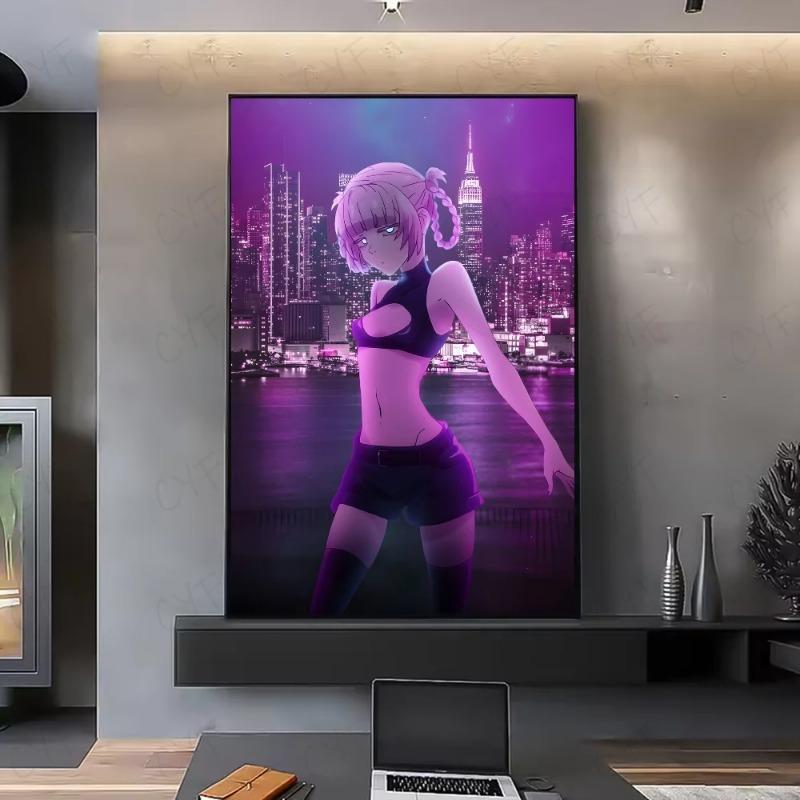 

Call of The Night Yofukashi No Uta Kraft Poster HD art sticky wall waterproof home living room bedroom bar aesthetic decoration 21cm×30cm NoFrame