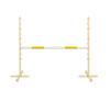 Sprungstange für Hobby Horse 160cm, H-120 cm, gelber Balken