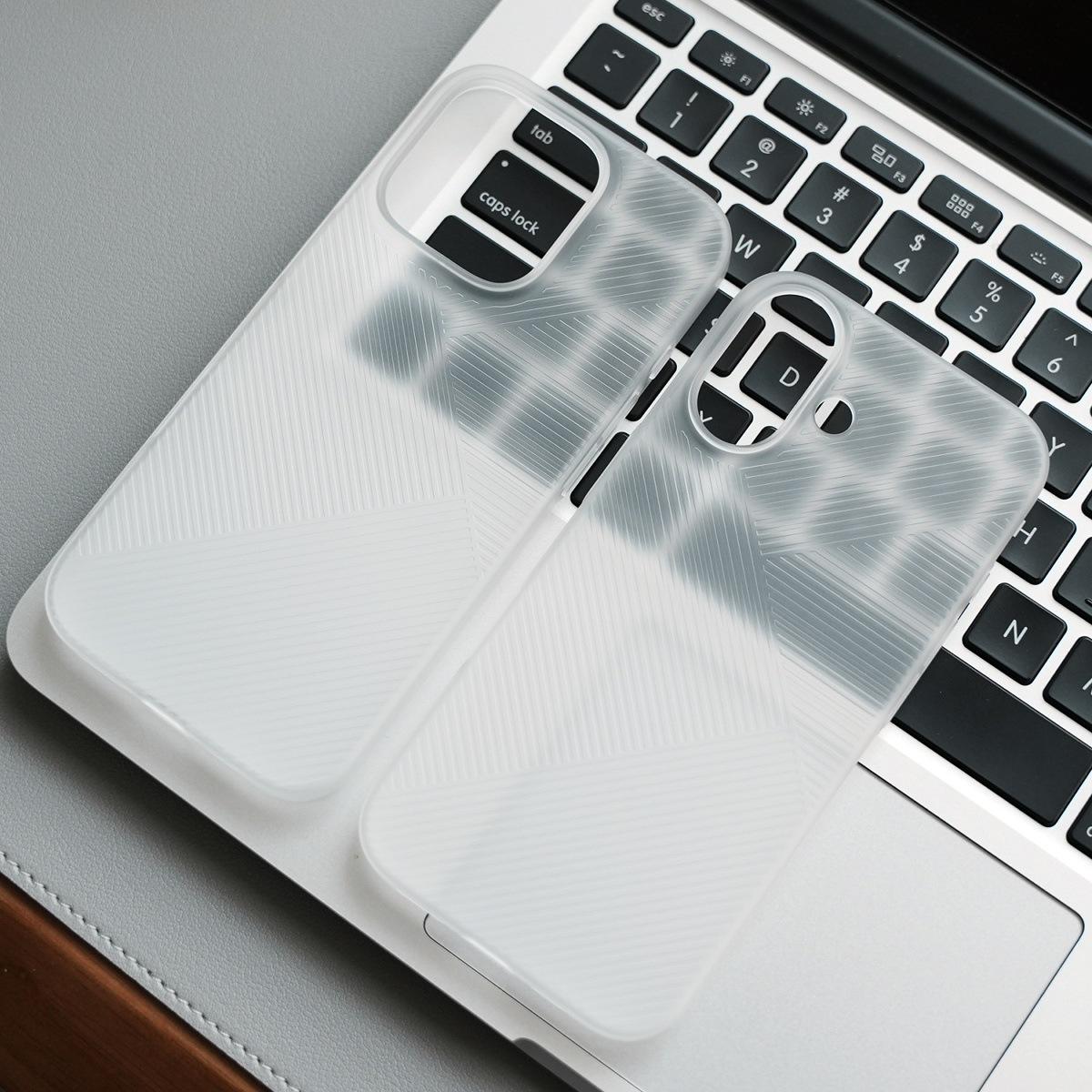 

iPhone 17 Pro Max Geometric Anti-Slip Case – Slim Protective Cover Compatible with iPhone 16 Pro & 15 15 Pro