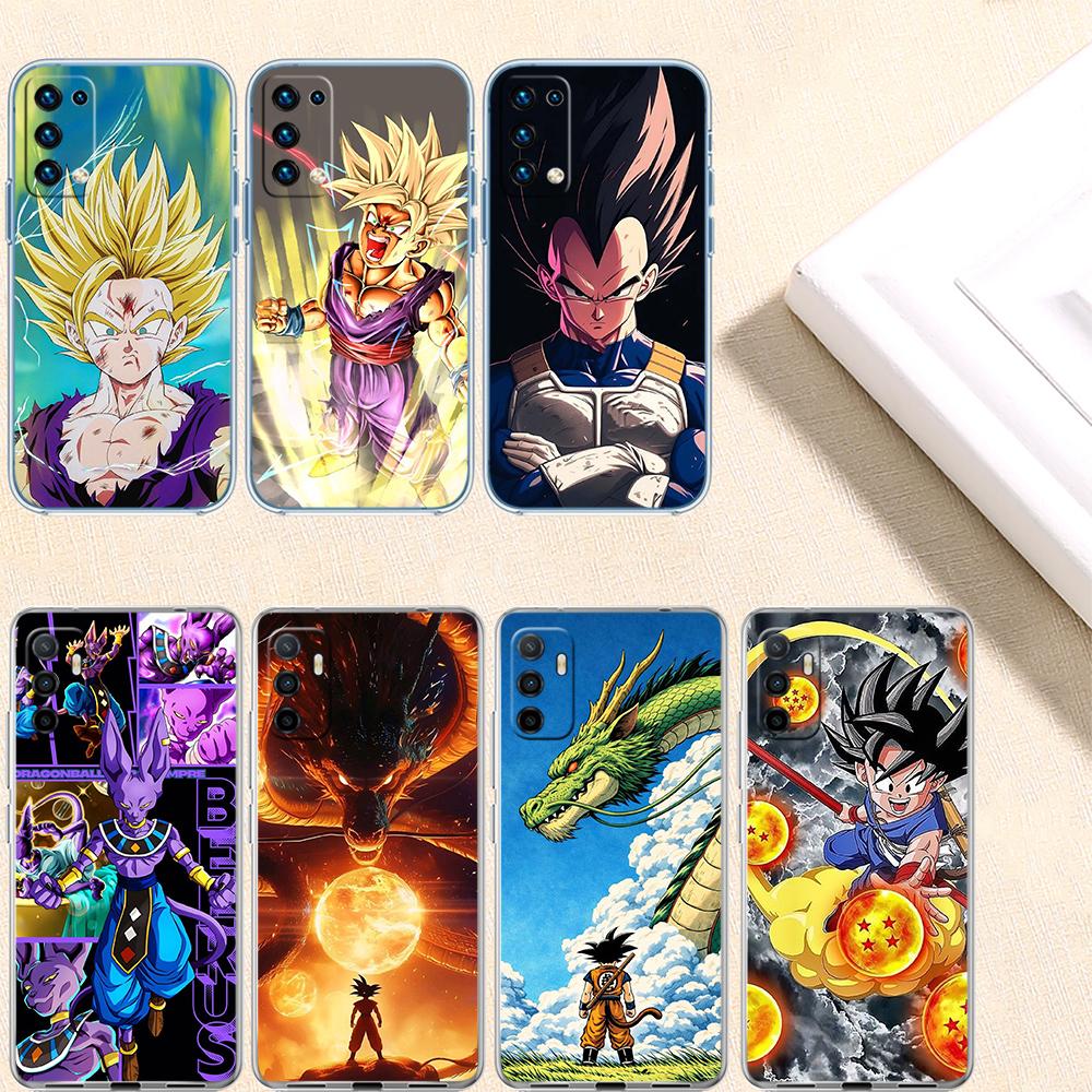 RE26 Dragon Ball Goku Transparent Phone Case for Motorola Moto Edge 20 30 40 50 S30 Fusion Ultra Pro Neo Lite + G200 G23