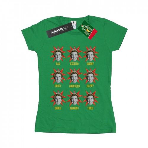 

Elf Womens/Ladies Buddy Moods Cotton T-Shirt XXL білий