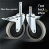 4-inch Rubber Swivel Caster Wheel