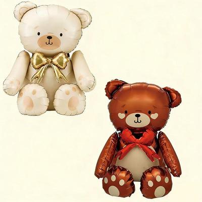 Influencer Teddy Bear Card & Balloon Party Decoration Set