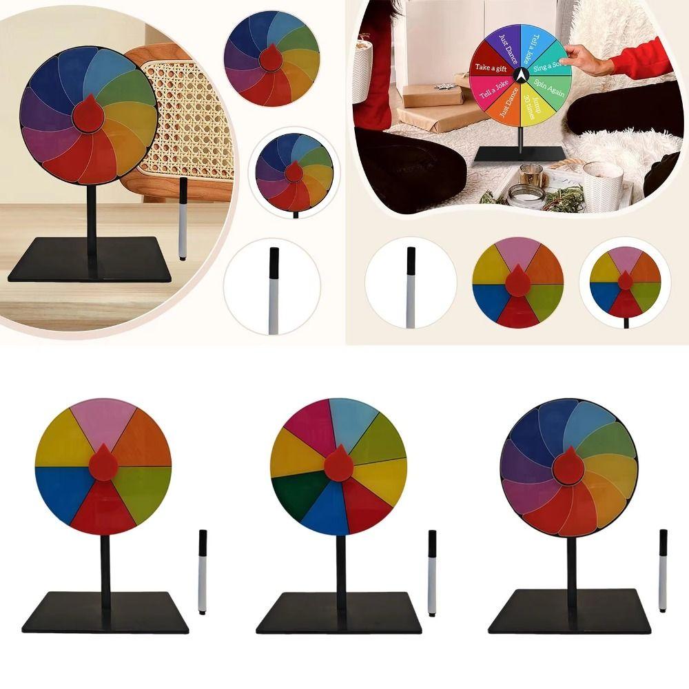 Interactive Color Roulette Wheel Spin Wheel Table Prize Turntable  Tradeshow Pub
