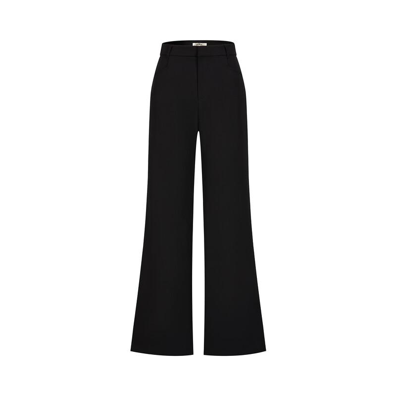 JUZUI Women's 2025 Spring Minimalist Slit Flared Commuter Pants