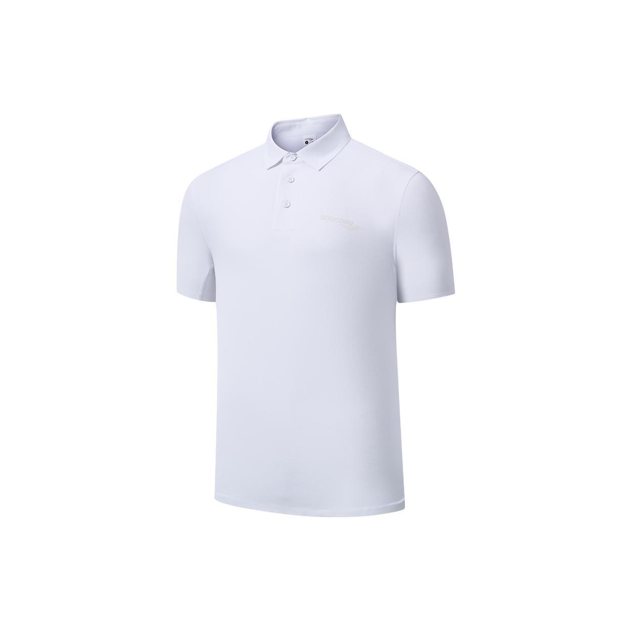 Saucony Polo Shirt Men s Pearl White SC2249041B-WT02 XXXL