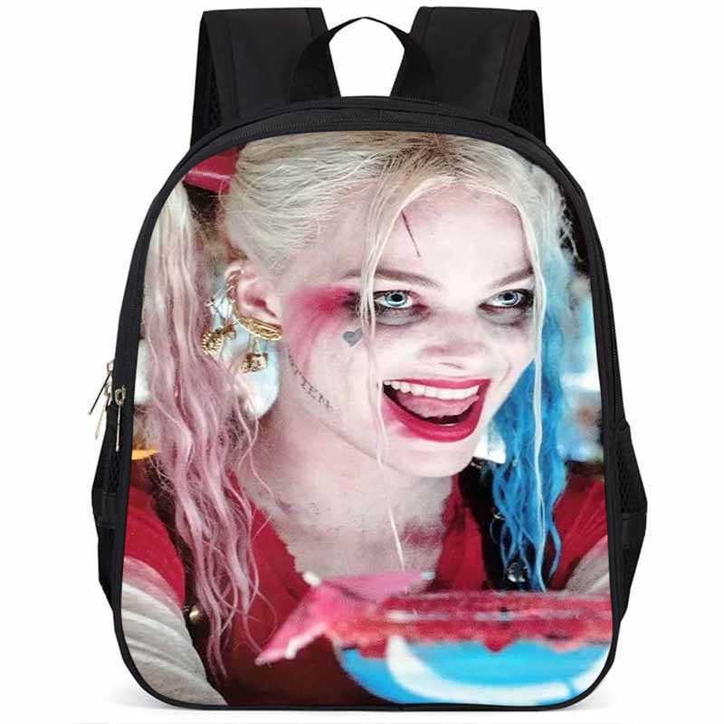 Spacious 15 Inch Harley Quinn Backpack Large Capacity Lightweight Oxford Fabric