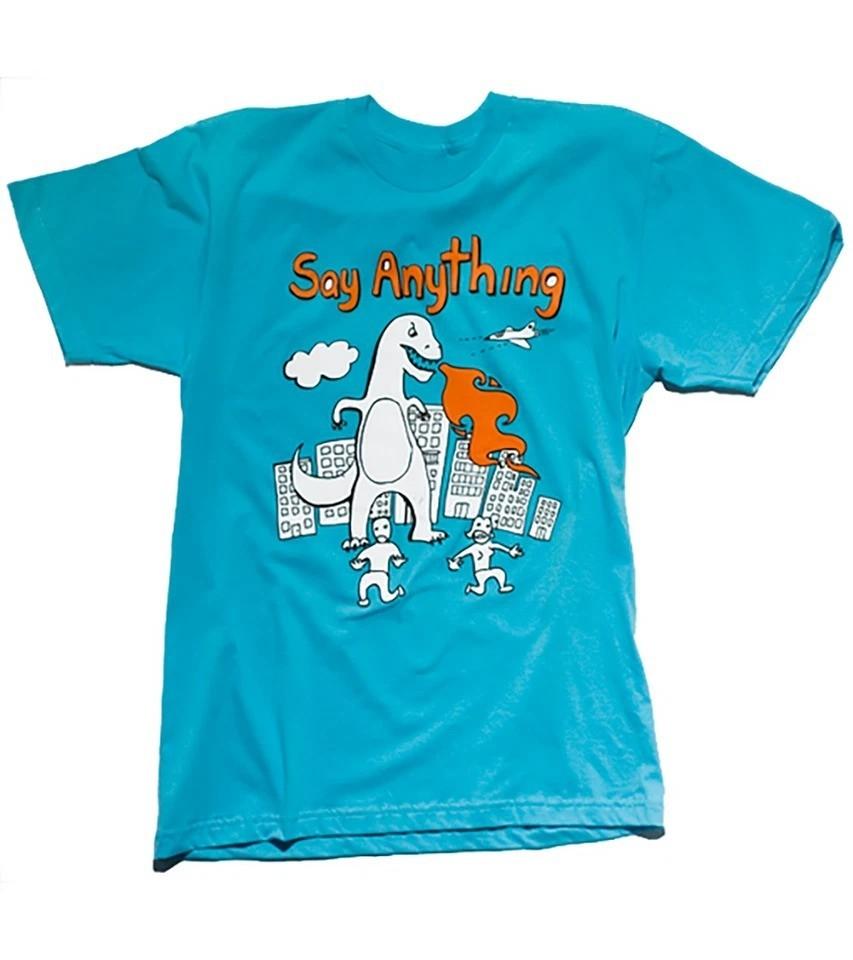 Say Anything Tour 2008 Collection Gift For Fan Cotton Unisex T-shirt Blue BL1878
