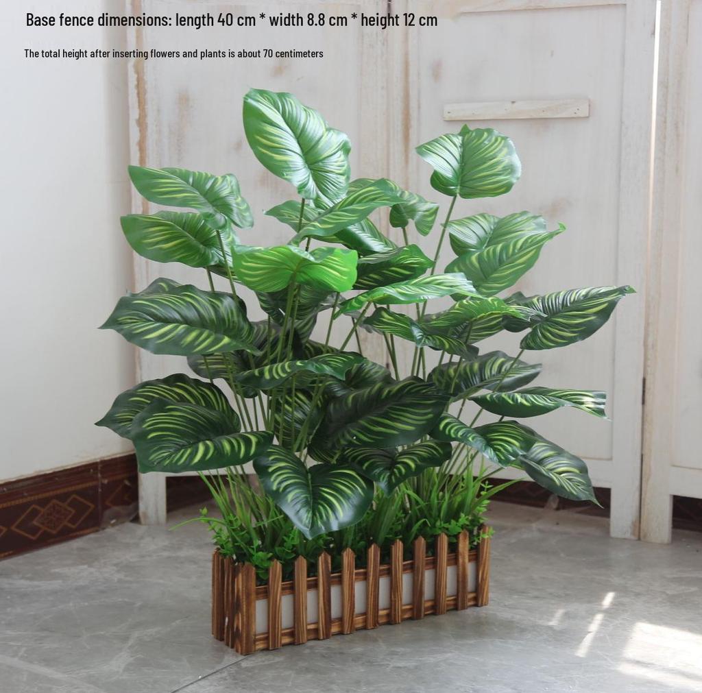 Large Floor-Standing Artificial Plants and Floral Bonsai for Corridor or Restaurant Décor