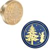 Gingerbread House Wax Seal Stamps Christmas Sock Sleigh Wax Seal Stamp Head Christmas Eve for Invitations Envelope Cards Gift