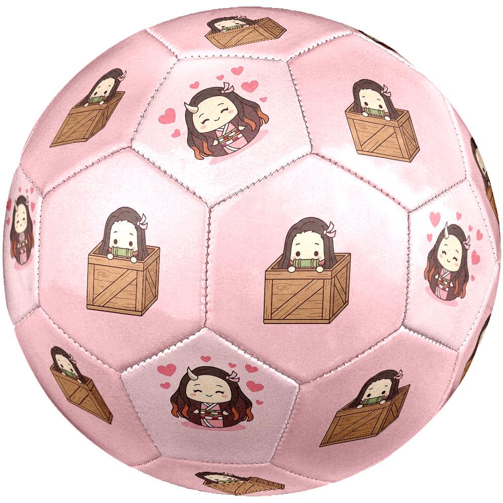 1pc Demon Slayer Kimetsu No Yaiba Soccer Ball Size 5 Indoor Soccer Ball Fashion Colorful Backyard Game - Great For Sports Fans Gift HE16