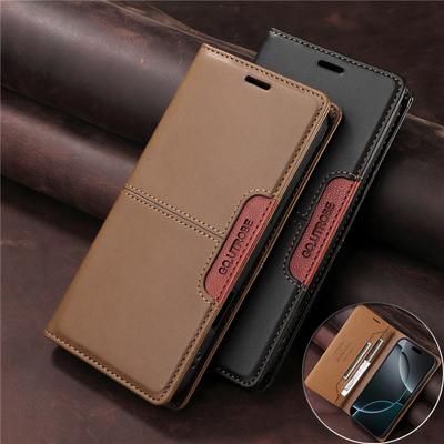 Diebstahlsichere Lederhülle Flip Cover Für Samsung Galaxy A06 A16 A26 A36 A56 A05 A14 A34 A54 A15 A25 A35 A55 5G Brieftaschen-Handyhüllen