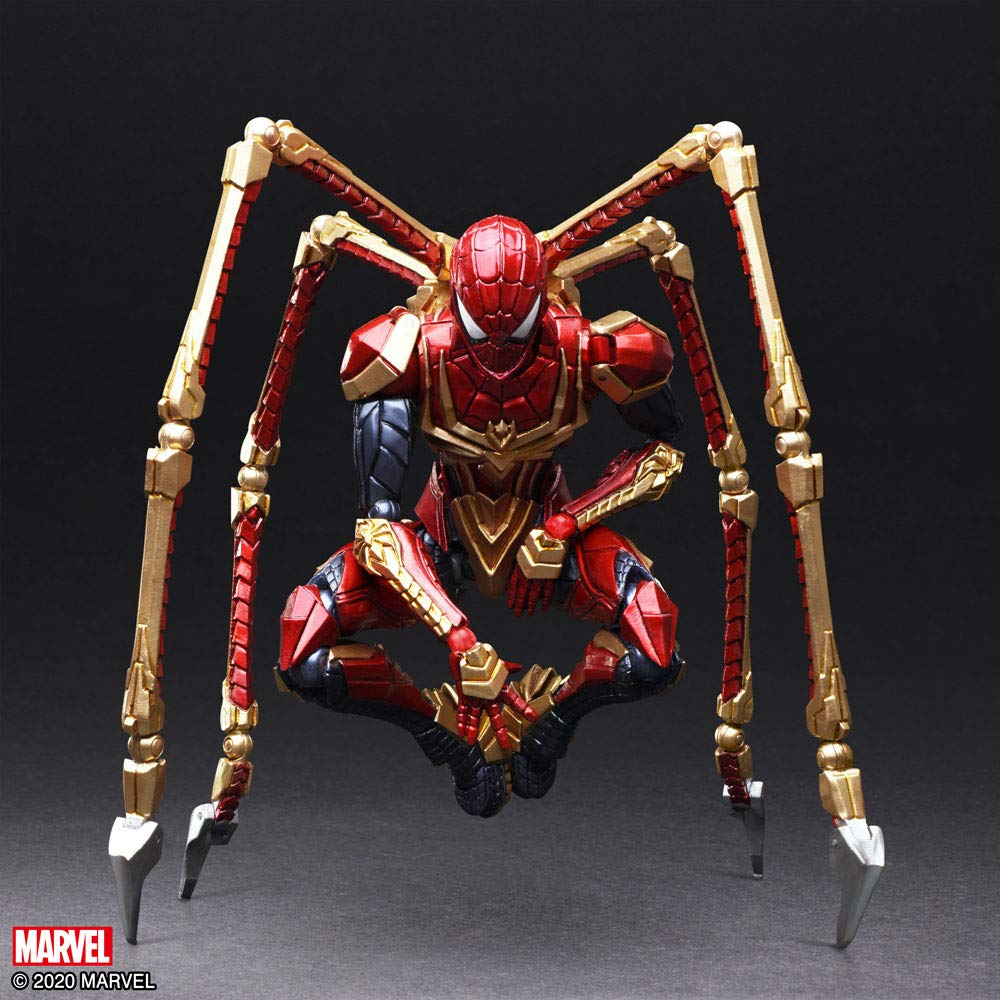 Marvel Universe Variant Bring Arts DESIGNED BY TETSUYA NOMURA Spider-Man PVC Painted Movable Figure APR208846