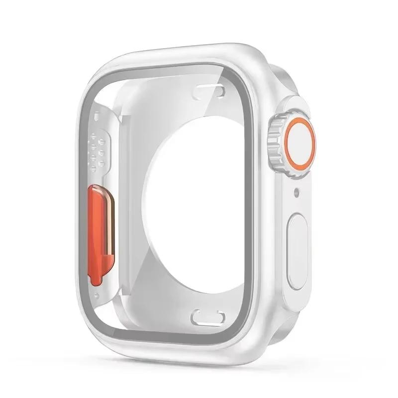 Skärmskyddsfodral för Apple Watch 11 / 10 42mm 46 44 45 40 41mm Hård PC Stötfångare iwatch 11 10 9 8 7 6 5 4 Byt till Ultra3
