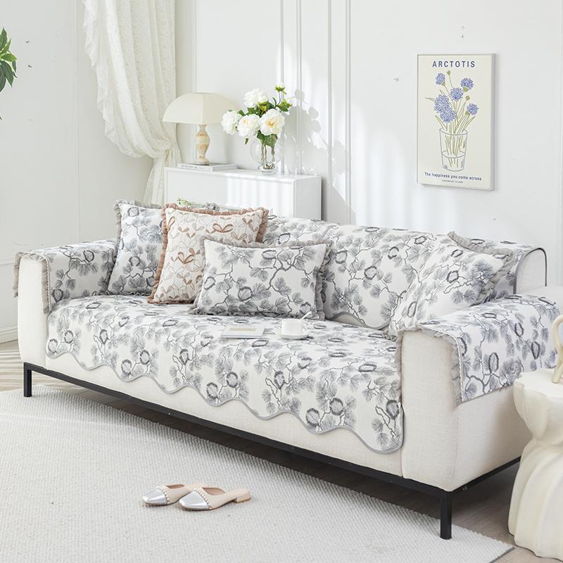 

Современный простой стиль шенилл диванная подушка четыре сезона универсальный нескользящий чехол для гостиной украшение дивана домашний декор 60x60