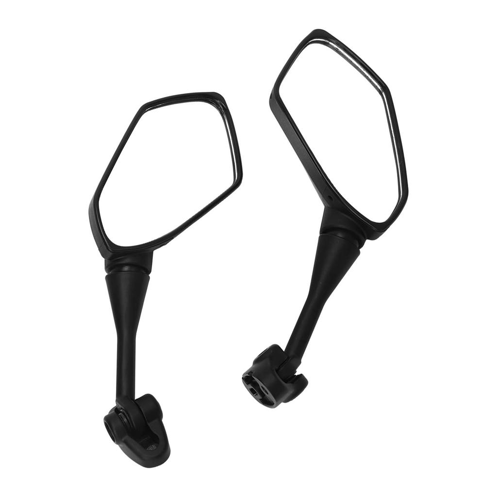 1 Pair Motorcycle Rear Mirror Adjustable Black Handlebar Side Mirror Replacement For HYOSUNG GT125R GT250R GT650R GT650S