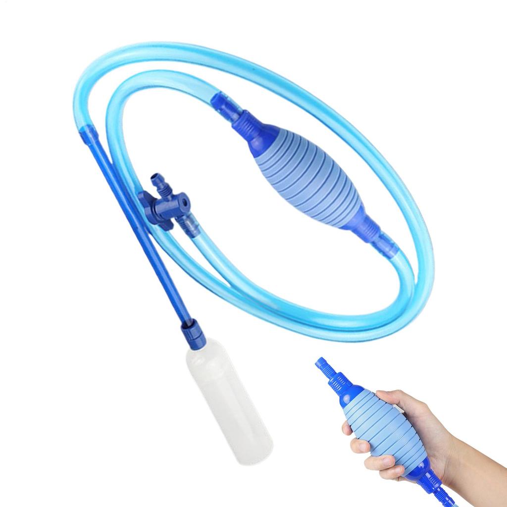 Aquarium Manual Water Changer Fish Tank Air Pump Cleaning Tools Handheld Aquarium Cleaner Vacuum Siphon Pump