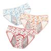 3pcs Leakproof Children Menstrual Pants Cotton Underwear Cute Cartoon Period Panties Fashion Underpants
