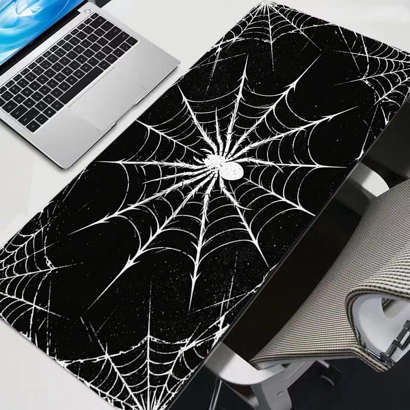 Oversized Mouse Pad Gamer Rubber Computer Gaming Accessories Minimalist black and white Mousepad Cool anime Extended Desk Mat
