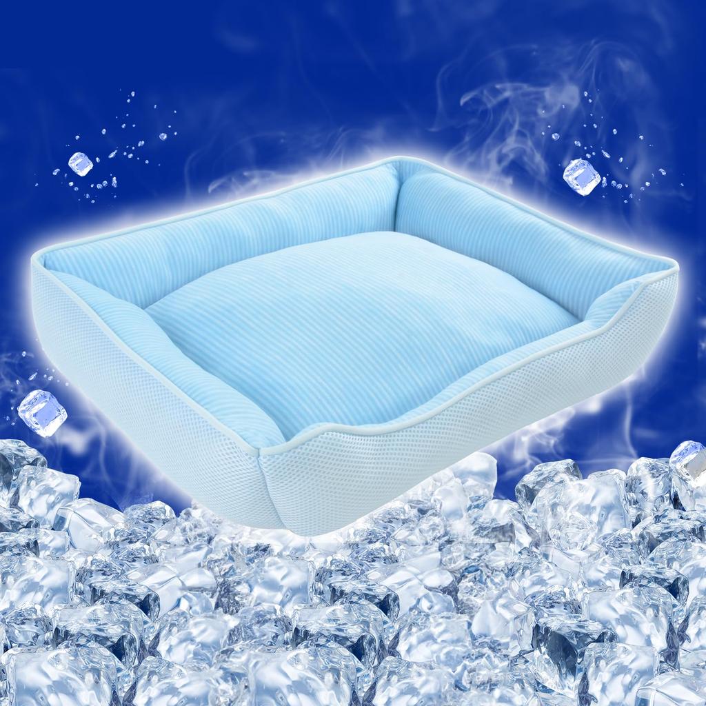JEMA Gemma Dog and Cat Cooling Summer Pet Summer Pet Pet Dog Cat Ultra Cooling Composite 3D Heat Blue Bed, Bed, Washable, Bed, Sofa, Cushion, Bed,