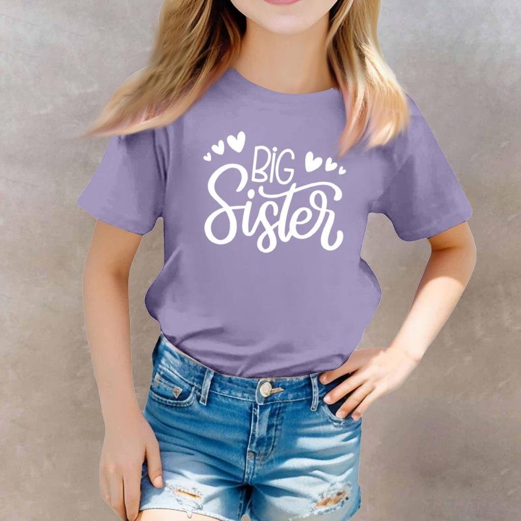 Toddler Girl Boy T-Shirts Kids Top Boys And Girls Printed Short Sleeved T-shirt
