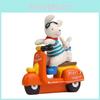 Harz Cartoon Hund Kaninchen Miniatur Motorrad für Schreibtisch Dekoration Und Geschenk