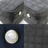 Used CHANEL Tote Bag PM New Travel Line Jacquard Nylon/leather Black COCO Mark