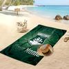 Plymouth Argyle FC Gepersonaliseerde Bedrukte Strandlaken Voetbal Logo Steun Aangepaste Naam Tekst Absorberende Handdoek Voor Sport Reizen Speciaal Cadeau