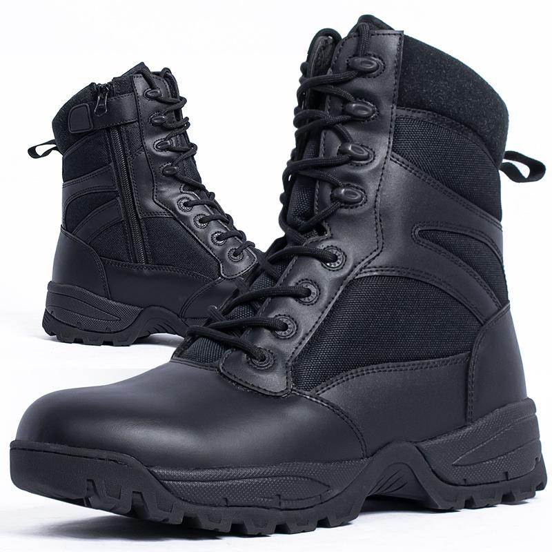 Black Ultra Light Boots High Top Training Hiking Mountaineering Shoes Camping Outdoor 46 чёрный