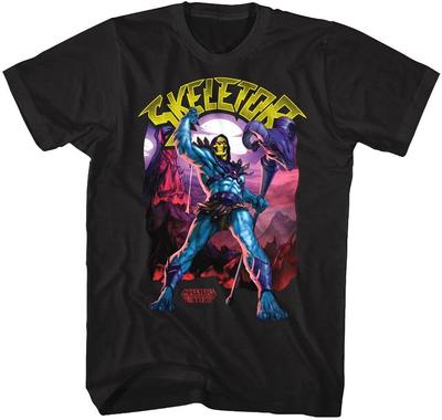 Masters de l'Univers Skeletor Seigneur Maléfique Vilain T-shirt Homme Destruction
