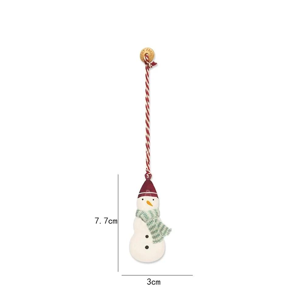 Iron Art Christmas Hanging Decoration Multicolor Xmas Tree Drop Ornament Cartoon Soldiers Angel Hang Pendants Party Supplies