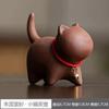 Creative Kitten Modeling Ceramic Kung Fu Accessories Purple Clay Tea Set for Pets Cute Cat Raise Tea Fun Home Tea Art Ornaments