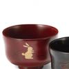J-kitchens Set of 2 Lacquerware Bowls, Hand-Painted, Made In Japan, PID-529326
