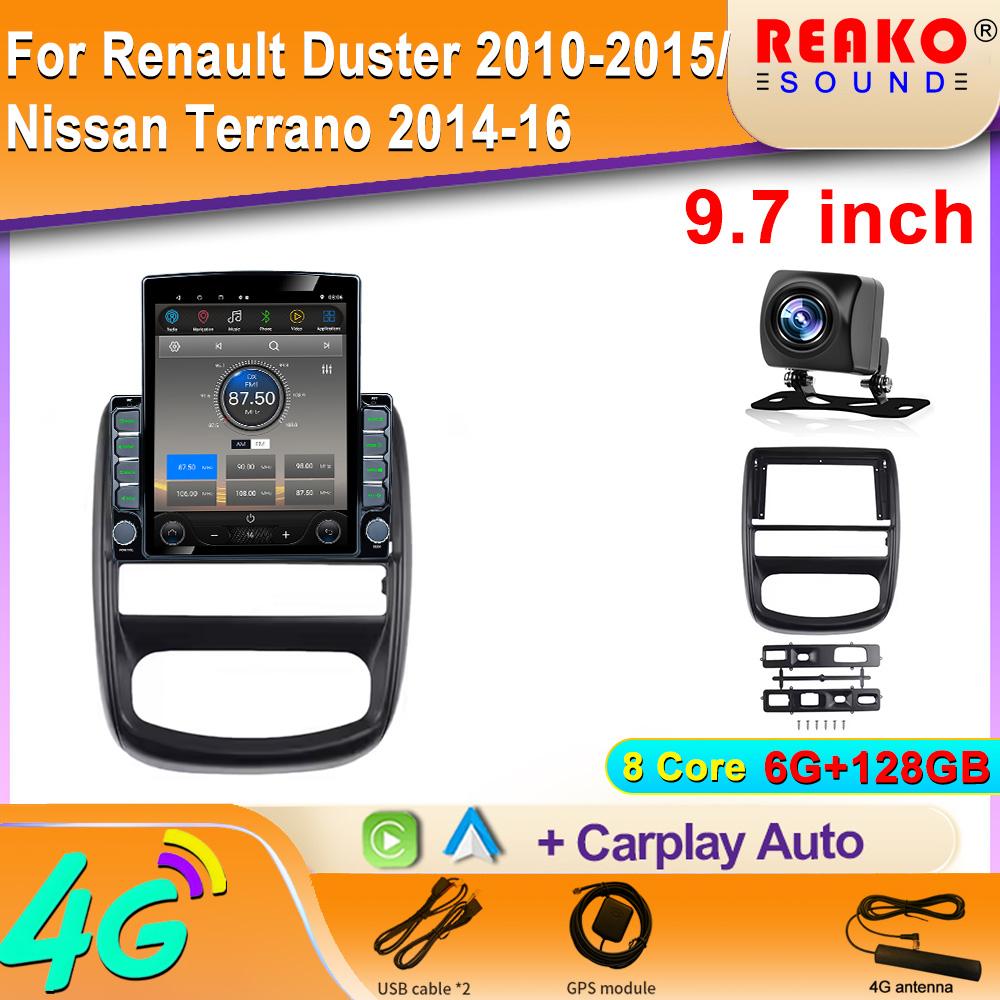 9.7" Vertical Style Tesla Screen Android Car Radio For Renault Duster 2010-2015/Nissan Terrano 2014-16 GPS Navigation Player