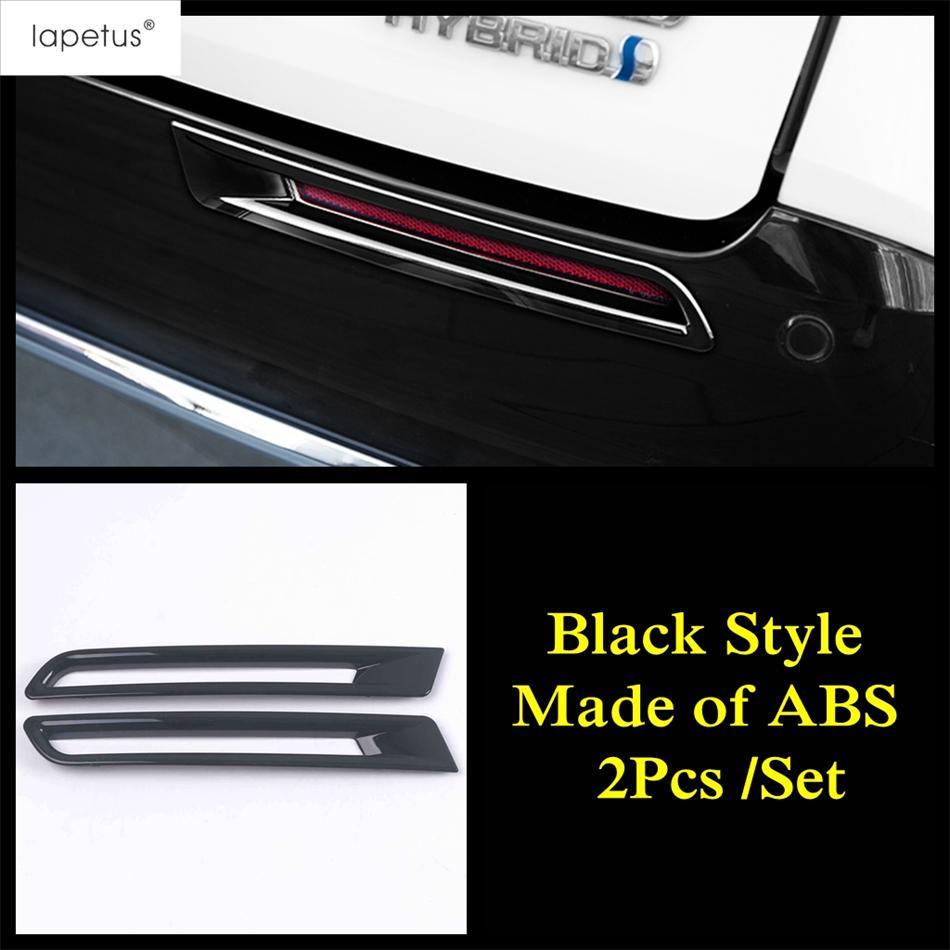 Front Rear Bumper Fog Light Lamp Frame Decoration Cover Trim For Toyota Sienna XL40  - 2025 ABS Black Accessories Exterior A-Rear Fog Light
