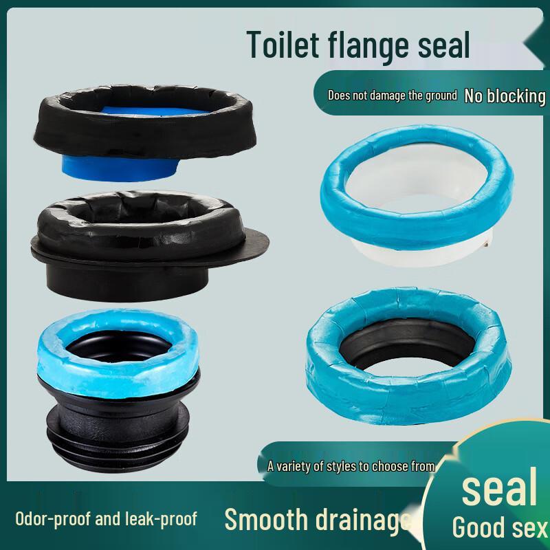 Toilet Flange Sealing Gasket & Plug Set