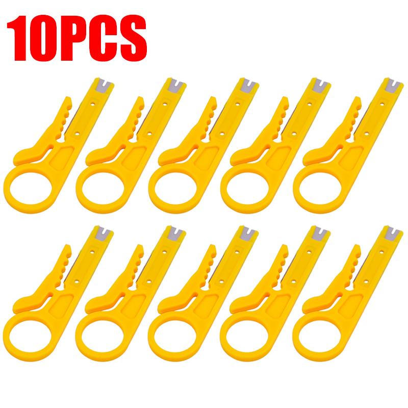 10/1PC Wire Stripper with Secure Finger Loop Cable Stripper Multi-purpose Portable Cutter Tool for Diameter 5-6.2mm Cables Wires