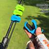 Pacote com 4 Suportes para Vara de Pesca de PVC de Alta Resistência Com Alça Estável, Suporte Compacto Portátil para Pesca na Praia, Lago, Mar Para Pescadores Iniciantes e Profissionais