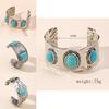 Boho Chic Alloy Geometric Hand Bracelet With Turquoise For Womens Fashion Scene