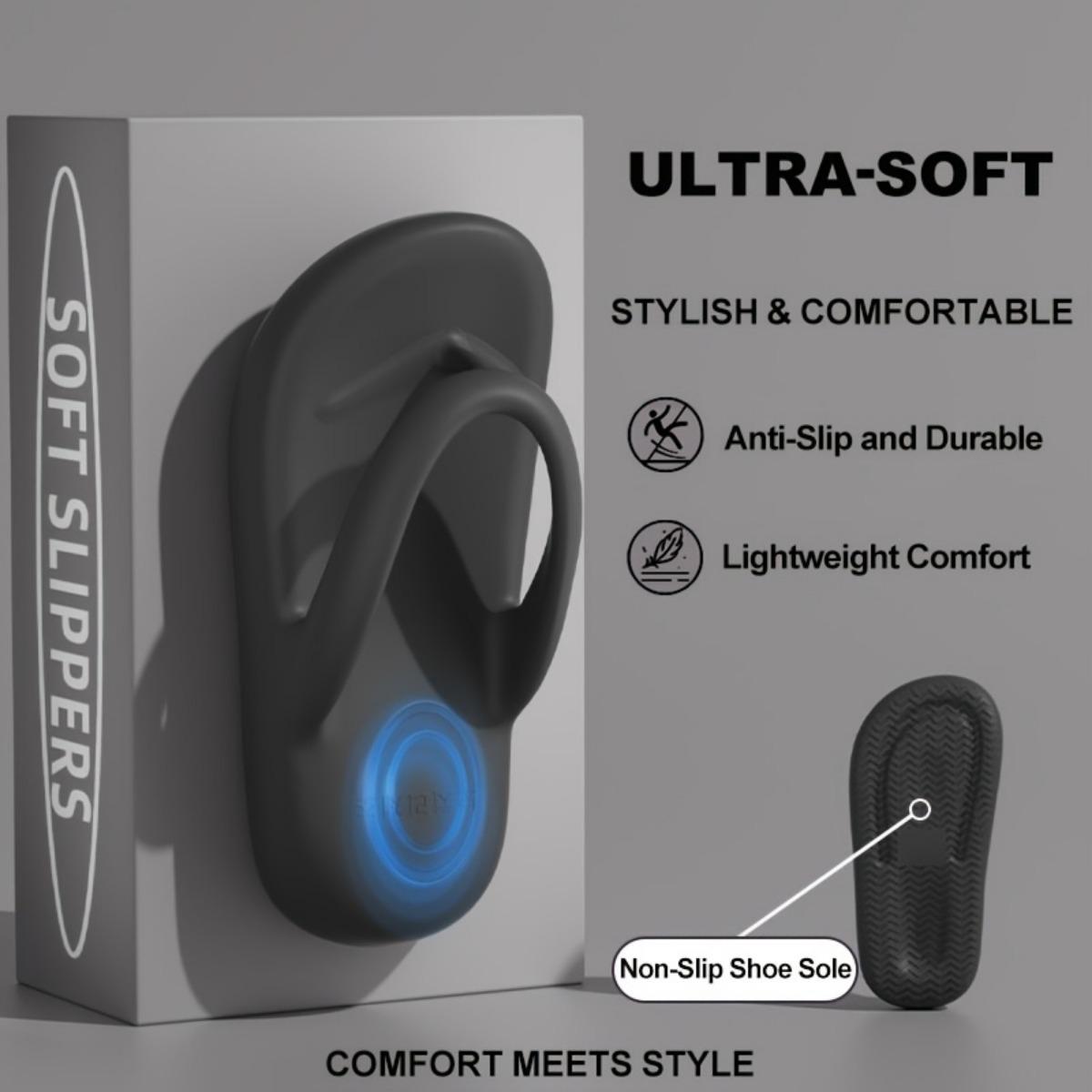 

Женские шлепанцы на толстой подошве, летние пляжные сандалии и шлепанцы из ЭВА 38-39 чёрный