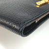 MIUMIU 5MD001 Business Card Holder Pass Case logo Bifold Stationery Card Case