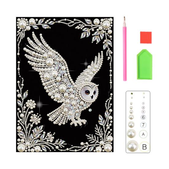 3D-Perlenmalerei-Set zum Selbermachen: Mosaik-Wandbild mit Strassperlen und Schmetterlingen für Erwachsene – ideal für die Schlafzimmerdekoration.