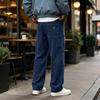 Men's Corduroy Multi-Pocket Cargo Pants Loose Fit Vintage Casual Straight Leg for Everyday Wear